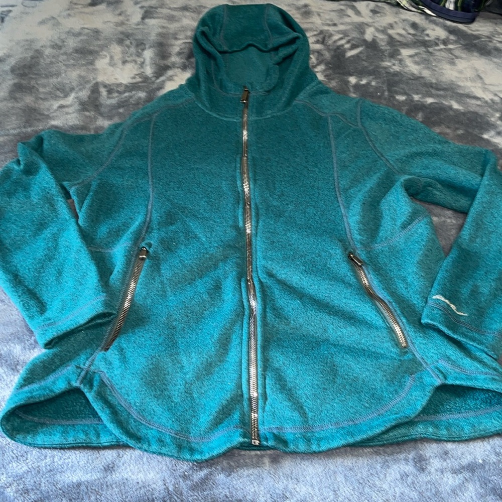 Women’s Eddie Bauer full zip fleece size XL good used condition